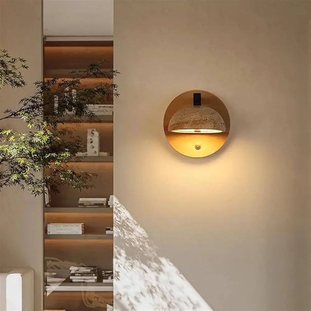 Contemporary Blue Glass Wall Lamp