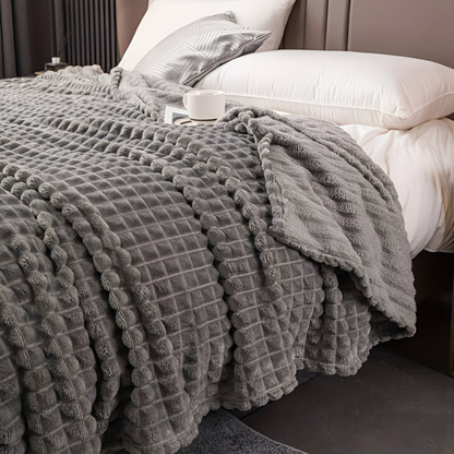Plush Cozy Fleece Throw Blanket - Fesara