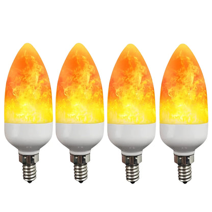 Warm Flame Effect Table Lamp