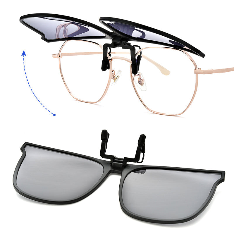 Trendy Clip On Sunglasses For Glasses