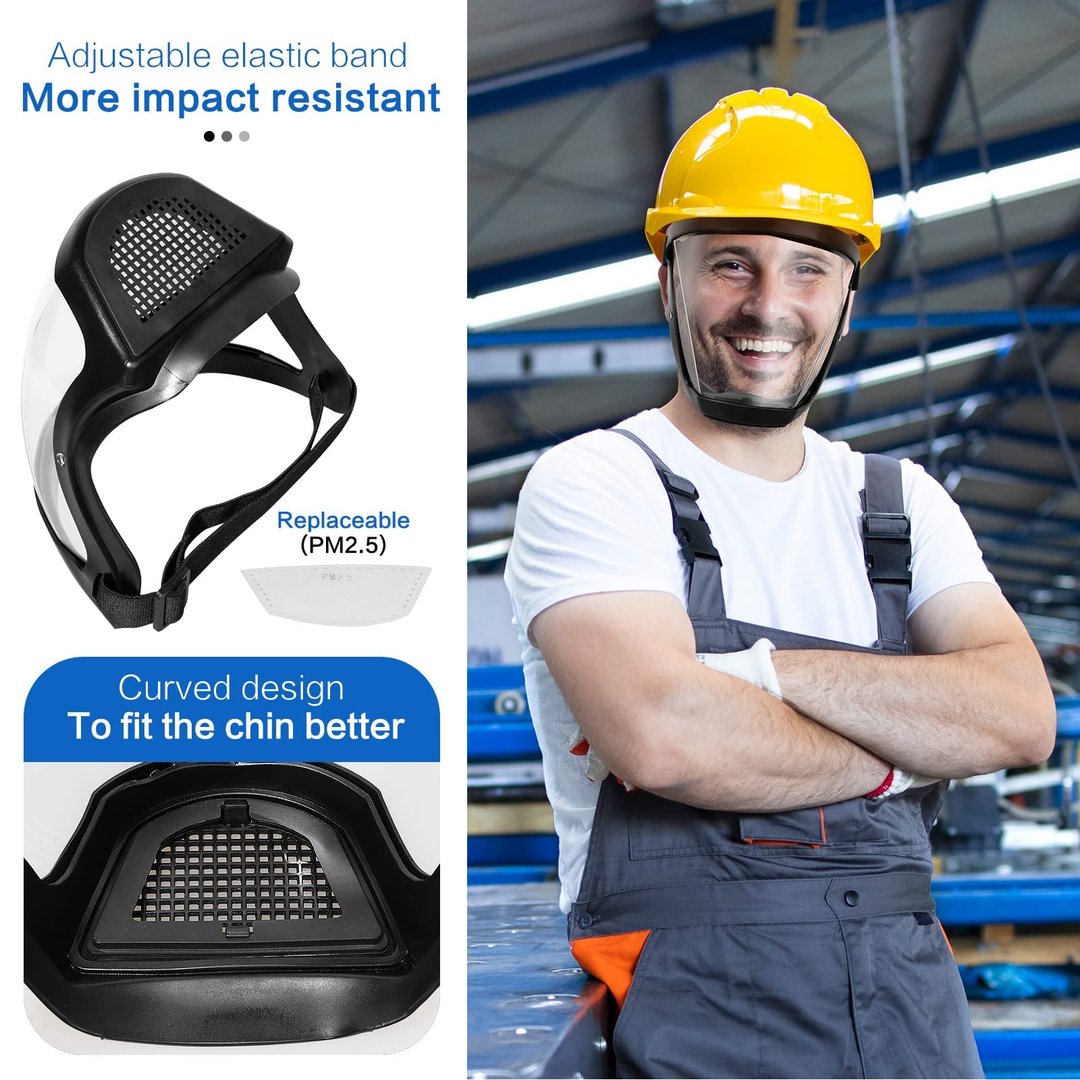 Fesara | Clear Vision Full Face Protection Mask