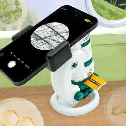 Compact LED Microscope for Kids Science Kit