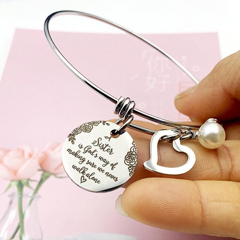 Best Friend Sister Charm Bracelet