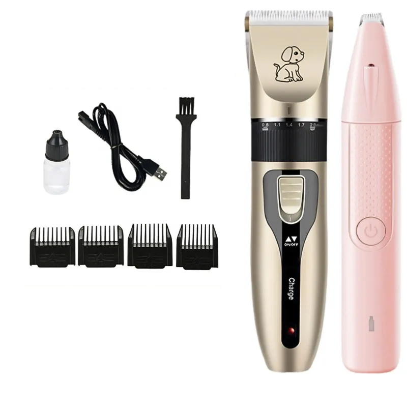 Quiet Pet Grooming Clippers with Long Life Battery