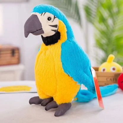 Plush Talking Parrot Stuffed Animal Friend