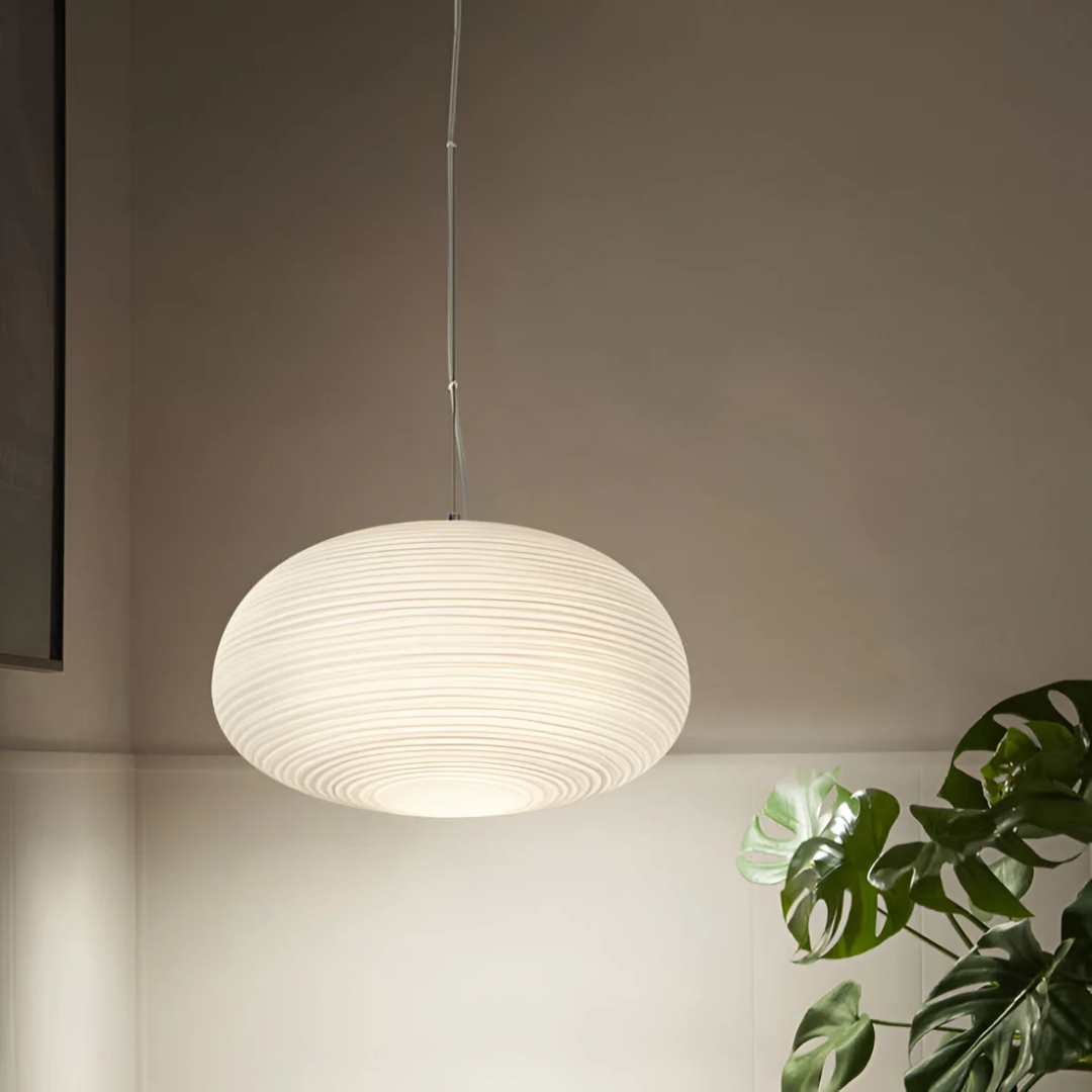 Elegant Opal Glass Hanging Light