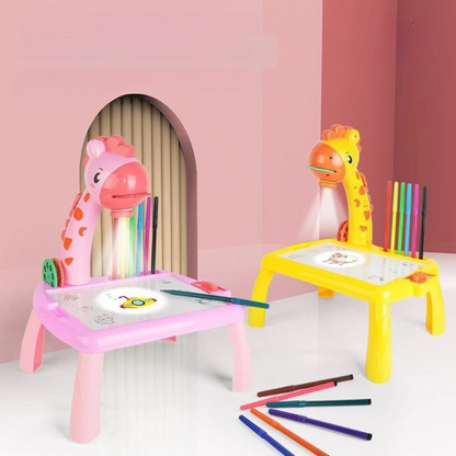 Kids Art Projection Table - Easy Clean Creative Play