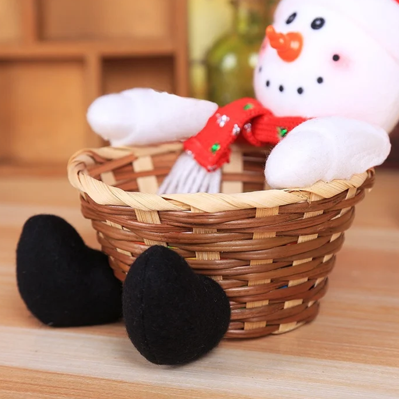 Holiday Sweet Treat Woven Gift Basket