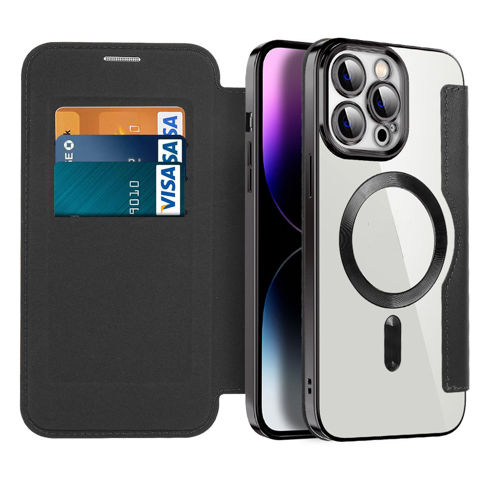 Slim Magnetic Flip Phone Case Cover