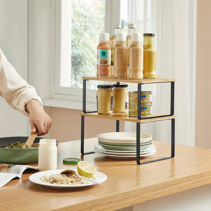 Space Saving 2-Tier Kitchen Storage Racks