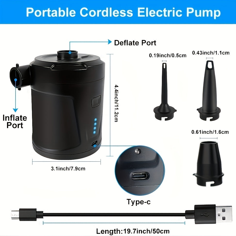 Portable Air Pump for On-The-Go Inflation