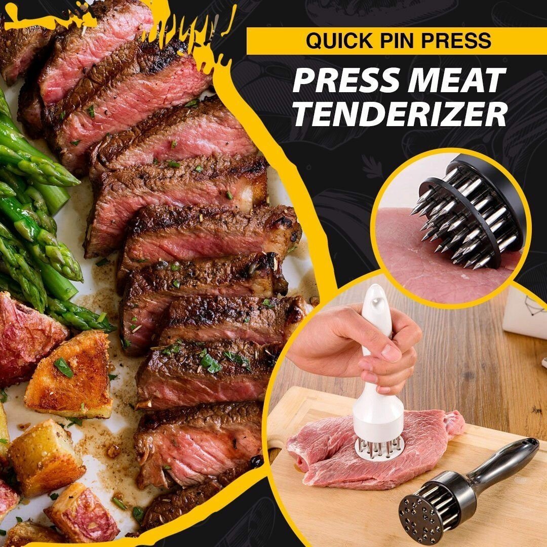 Easy Use Stainless Steel Meat Press Tenderizer Tool