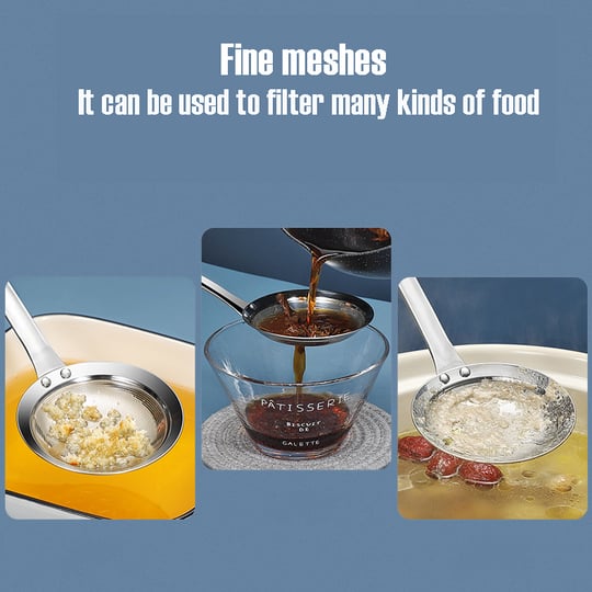 Premium Stainless Steel Fine Mesh Sieve