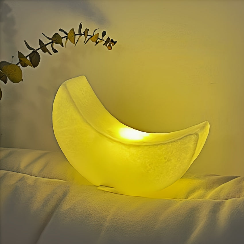 Round Moon Table Lamp in Vintage Design