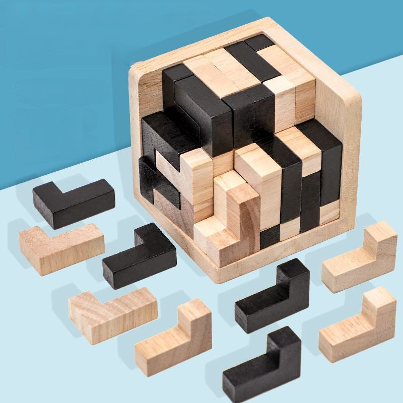 Classic Wooden Puzzle Brain Game