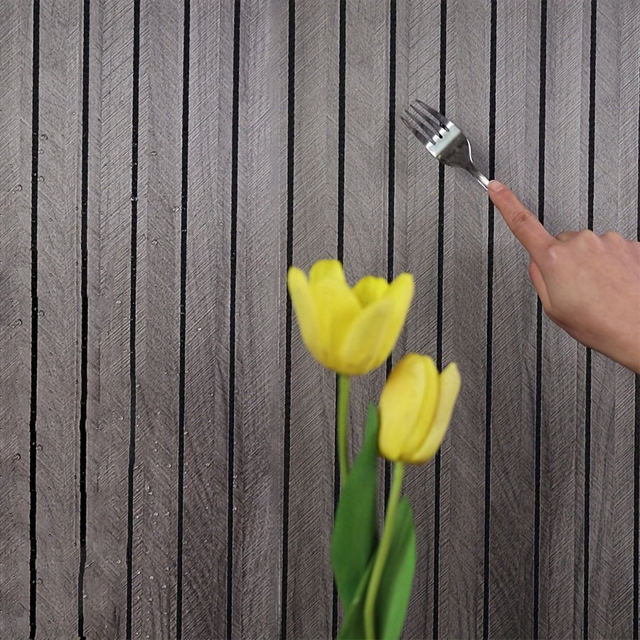 Textured Wooden Wall Stickers with Natural Wood Grain