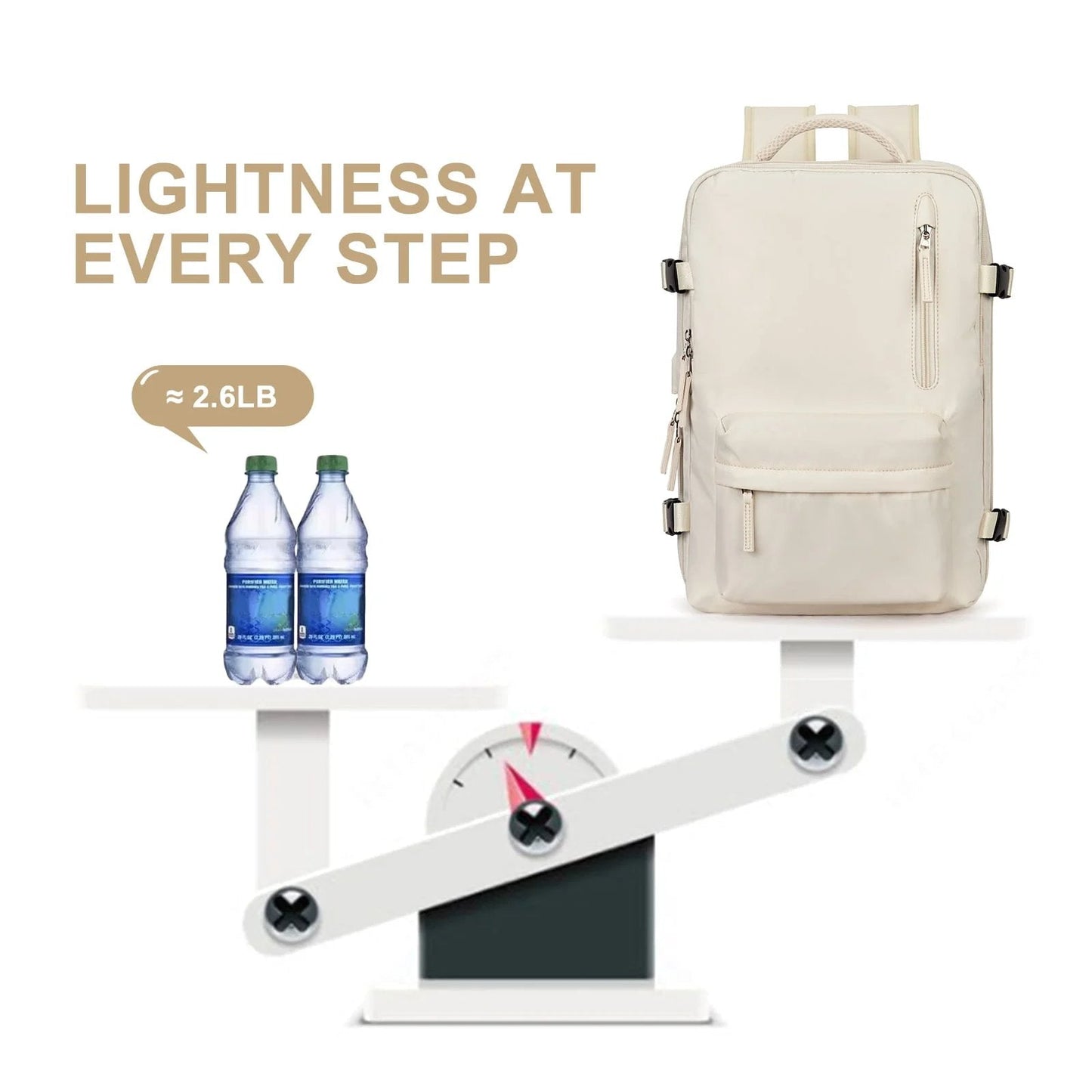 Waterproof Women's Hiking Backpack with USB Port