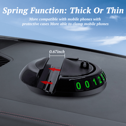 Practical Car Floor Mat with Phone Mount and Storage