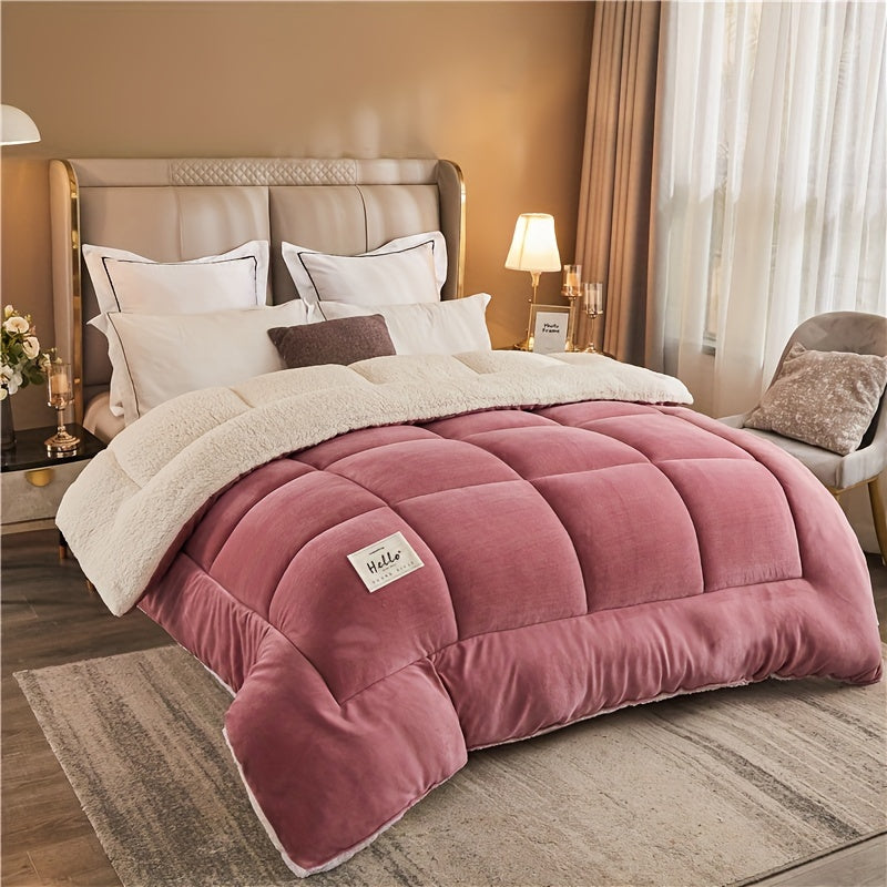 Plush Reversible Duvet for All Seasons Comfort