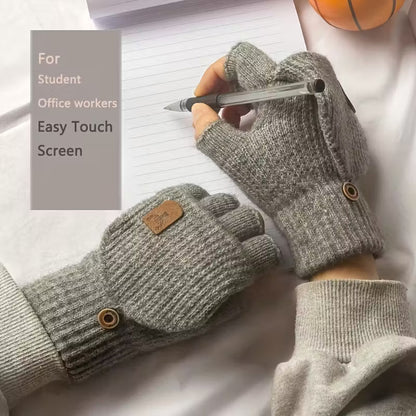 Men's Thermal Insulated Fingerless Gloves