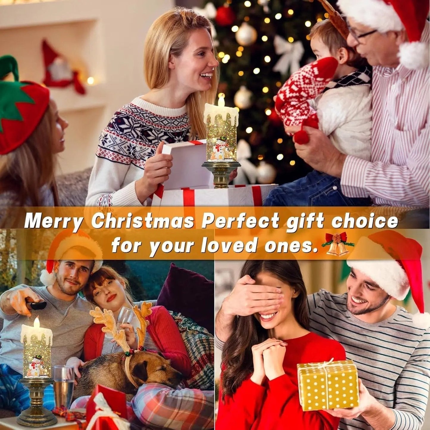 Warm Safe Christmas String Lights