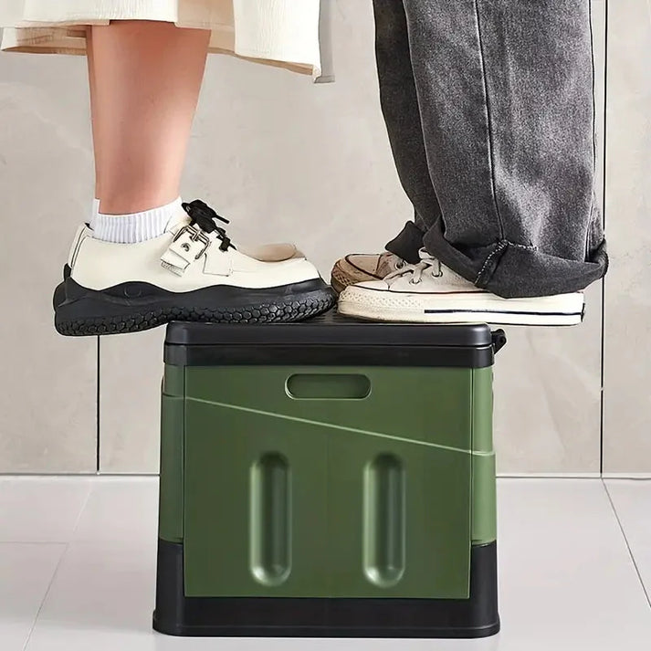 Compact Collapsible Toilet for Outdoor Use