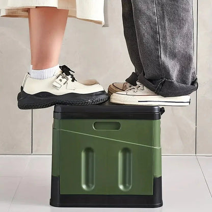 Compact Collapsible Toilet for Outdoor Use