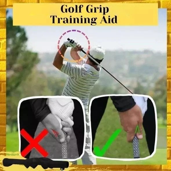Golf Grip Trainer Aid Device
