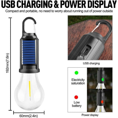 Portable Outdoor Solar LED Camp Lantern