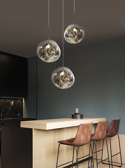 Elegant Glow Pendant - Modern LED Hanging Lamp