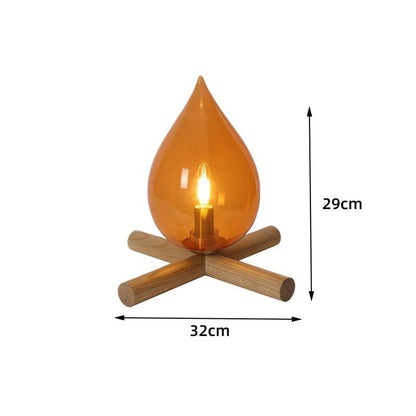 Cozy Flicker Lamp with Real Flame Effect