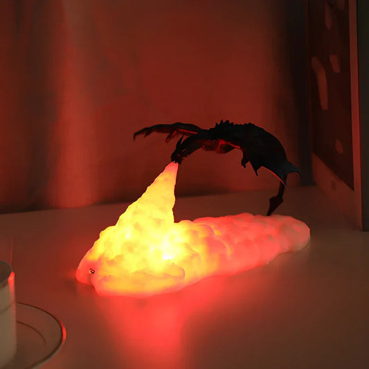Colorful Dragon Table Lamp - Fesara