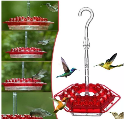 Squirrel Resistant Hummingbird Feeder Hanging Garden Hook