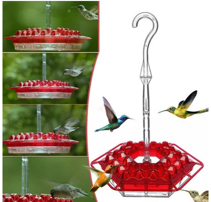 Squirrel Resistant Hummingbird Feeder Hanging Garden Hook