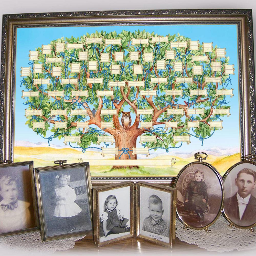 Personalized Fillable Family Tree Chart