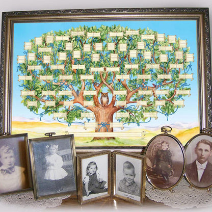 Personalized Fillable Family Tree Chart