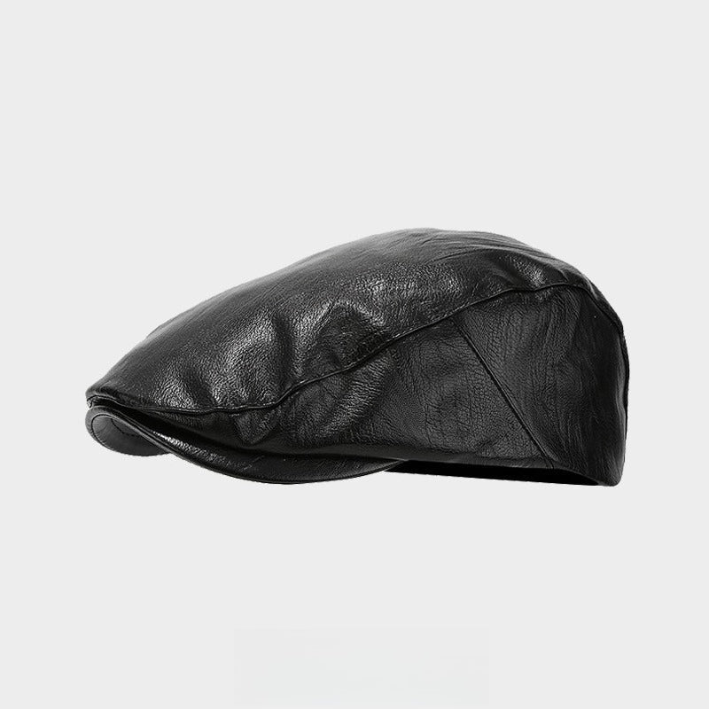 Vintage Style Leather Hat