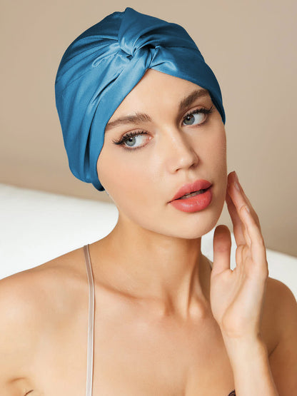 Soft Silk Sleep Cap for Women's Nighttime Comfort