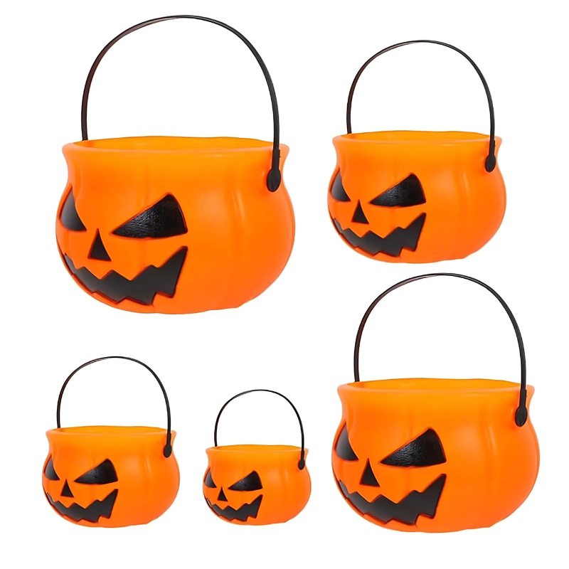 Autumn Halloween Pumpkin Bucket - Fesara