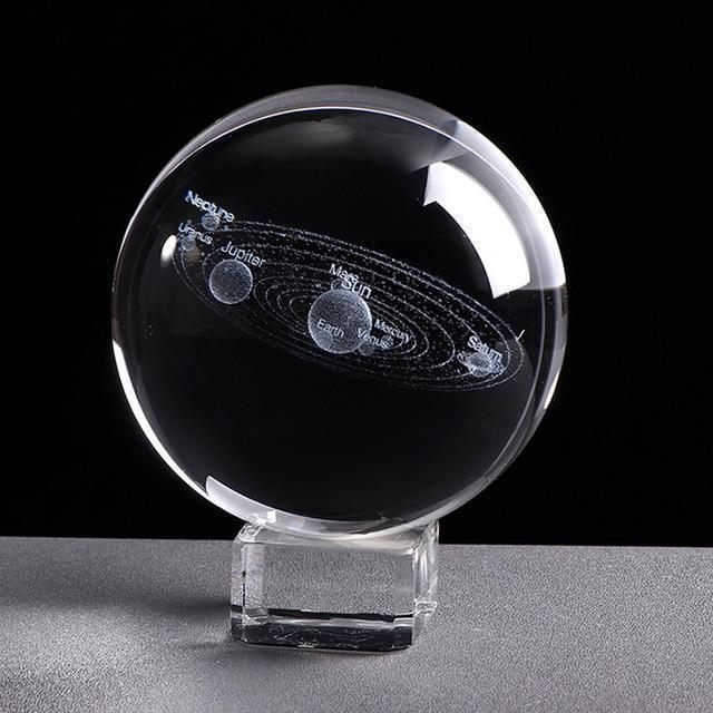 Elegant Crystal Ball Decor