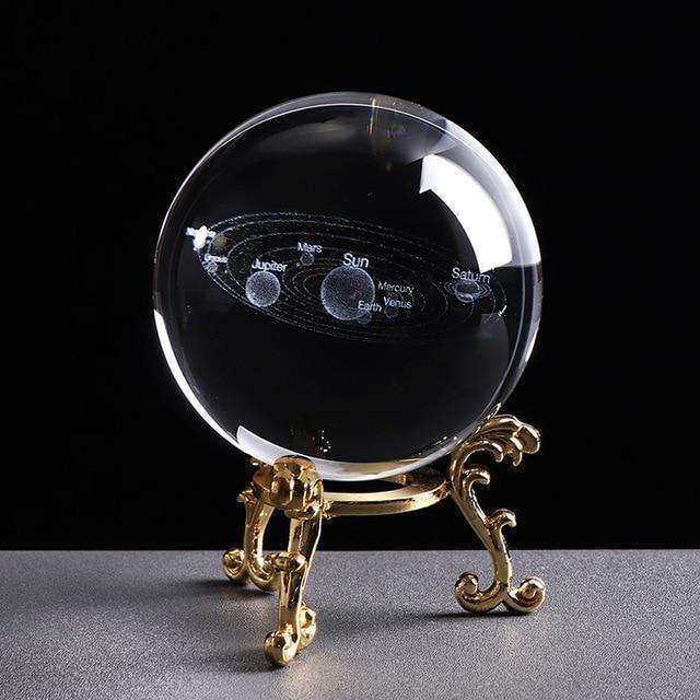 Elegant Crystal Ball Decor