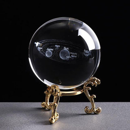 Elegant Crystal Ball Decor