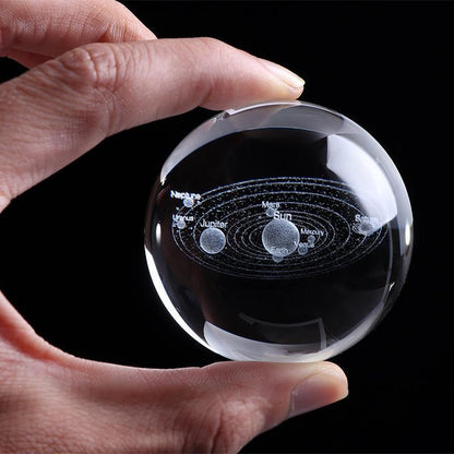 Elegant Crystal Ball Decor