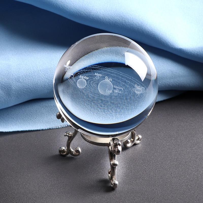 Elegant Crystal Ball Decor