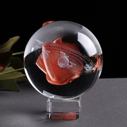 Elegant Crystal Ball Decor
