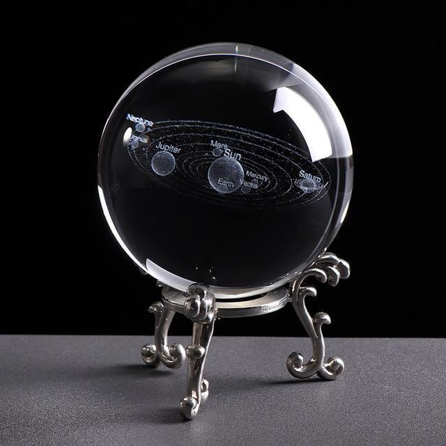 Elegant Crystal Ball Decor
