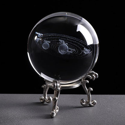 Elegant Crystal Ball Decor