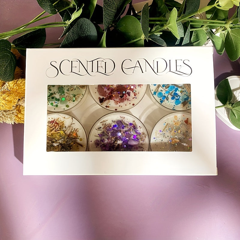 Fragrant Crystal Floral Scented Candles