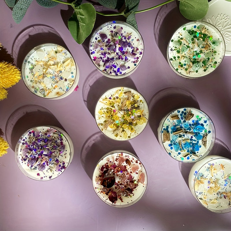 Fragrant Crystal Floral Scented Candles