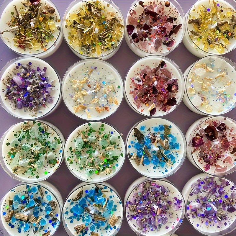 Fragrant Crystal Floral Scented Candles